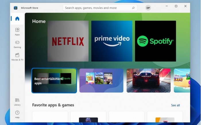 Win11正式版上线前测试首个稳定版Microsoft Store