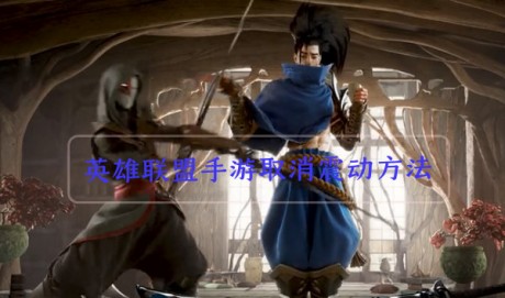英雄联盟手游怎么取消震动 英雄联盟手游技能震屏设置方法