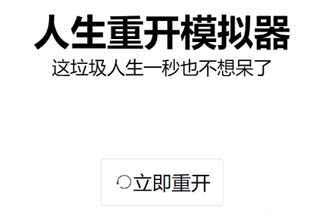 人生重开模拟器在哪里玩 人生重开模拟器打不开怎么办
