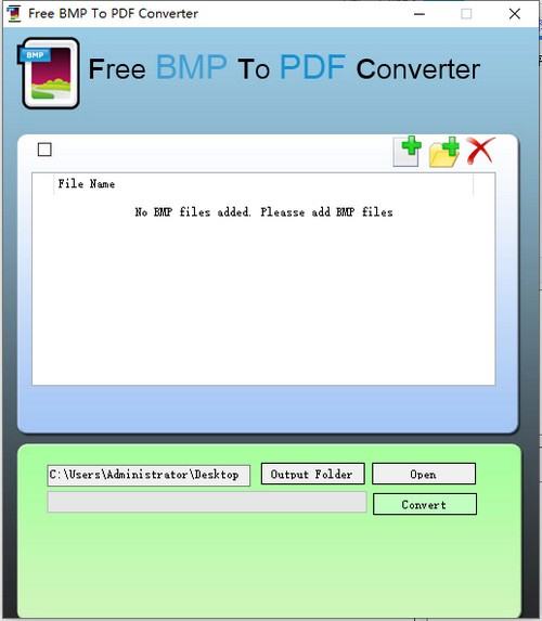 Free BMP to PDF Converter(文件格式转换工具)