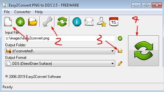 Easy2Convert PNG to DDS(PNG转DDS工具)