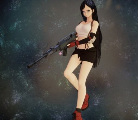 破晓传说蒂法背心短裙替换希侬服装MOD