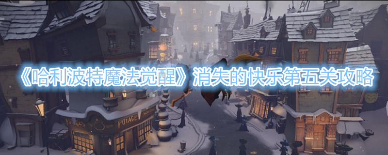 哈利波特消失的快乐第五关怎么打 哈利波特消失的快乐第五关攻略