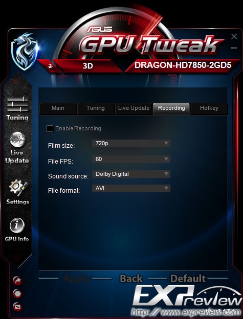 华硕显卡超频软件(ASUS GPU Tweak)