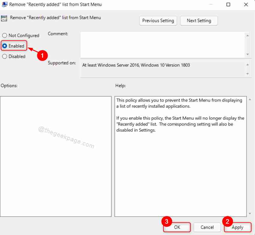 启用/禁用Win11开始菜单上推荐列表的技巧