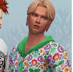 模拟人生4彩色的男款连帽衫MOD