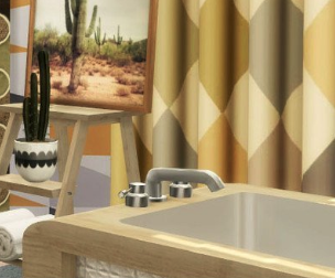 模拟人生460年代风格浴室MOD