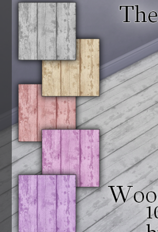 模拟人生4优雅竖条木地板MOD