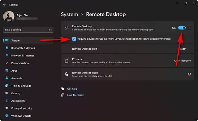 Win11系统连接远程桌面的技巧