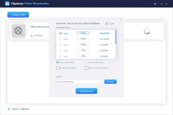 ClipDown Video Downloader(视频下载工具)