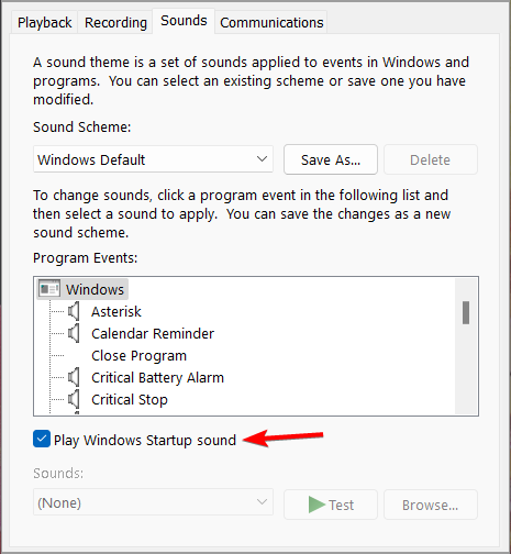 windows11开机声音怎么关(9)