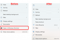Win11右键单击菜单删除“在Windows终端中打开”选项的方法