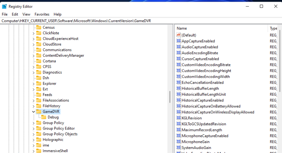 Win11系统禁用DVR并关闭游戏栏的方法