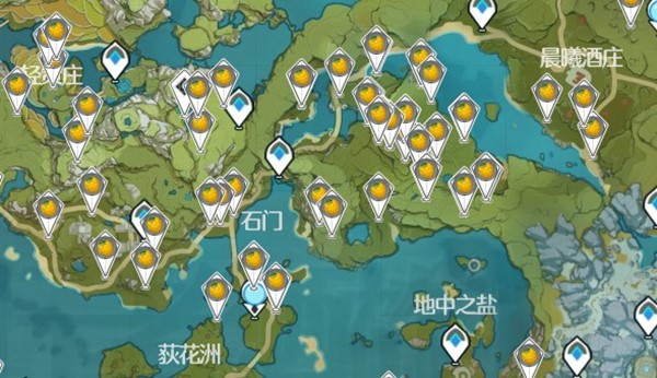 《原神》树莓分布图分享