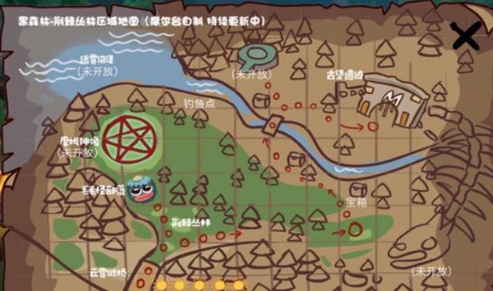 摩尔庄园手游黑森林迷路了怎么办 摩尔庄园手游黑森林地图线路攻略