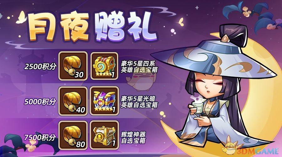 《放置奇兵》月夜赠礼性价比分享