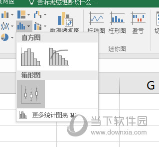 Excel2016怎么画箱线图 这个功能在这里