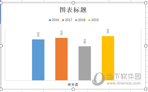 Excel2016怎么画彩色柱形图 一个设置搞定