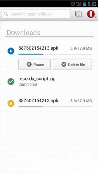 欧朋浏览器测试版