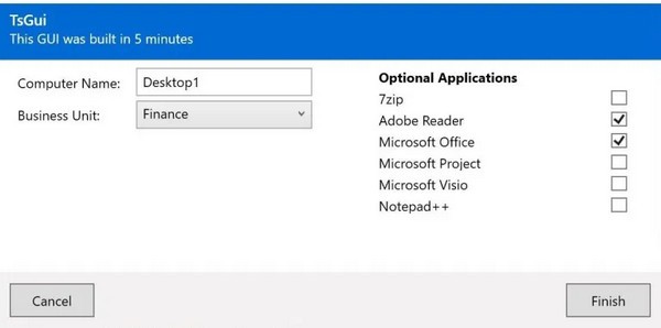 TsGui(自定义图形用户界面)