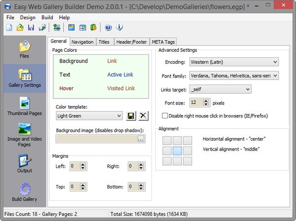 Easy Web Gallery Builder(HTML图库与幻灯片制作工具)