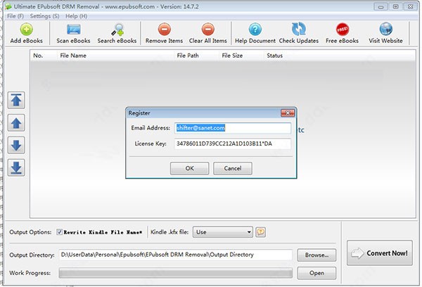Ultimate EPubsoft DRM Removal(电子书drm限制解除工具)