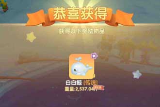 摩尔庄园手游中级鱼饵能钓到白鲸吗 摩尔庄园手游白白鲸只能钓一条吗