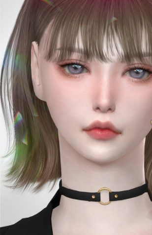 模拟人生4女性的淡雅脸部腮红MOD