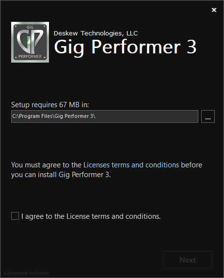 Deskew Technologies Gig Performer3现场调音机架
