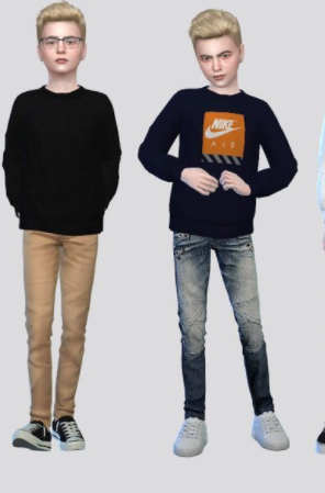 模拟人生4圆领毛衣MOD