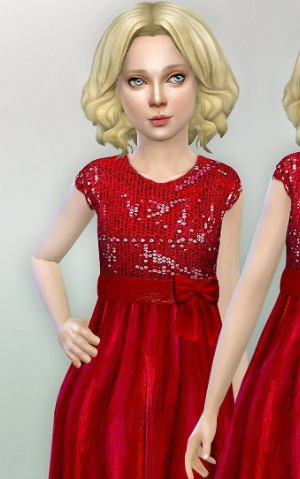 模拟人生4红色派对礼服MOD