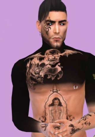 模拟人生4鬼魅纹身MOD