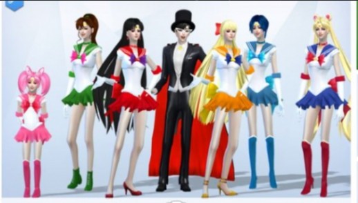 模拟人生4美少女战士服装MOD