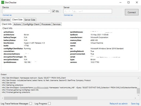 DevChecker(远程诊断工具)