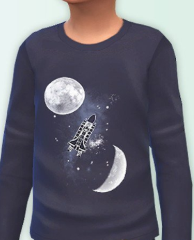 模拟人生4男孩太空睡衣MOD