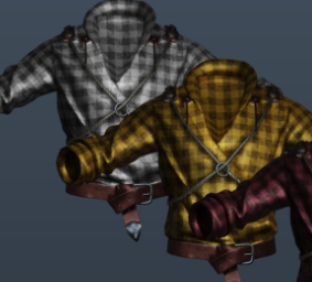 巫师3狂猎杰洛特法兰绒衬衫MOD