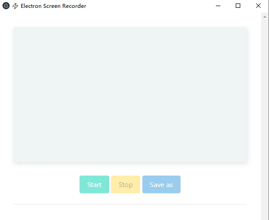 Electron Screen Recorder