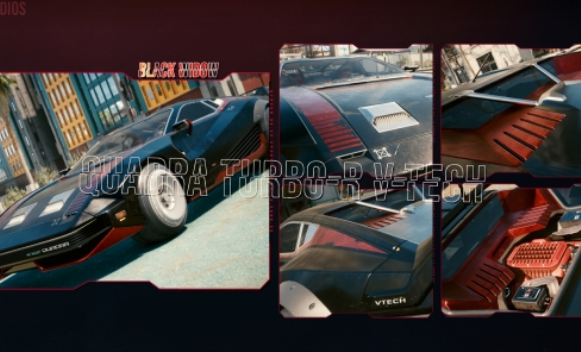 赛博朋克2077自定义车辆颜色MOD