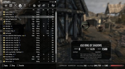 上古卷轴5重制版ASO暗影之戒MOD