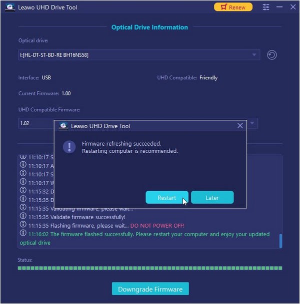 Leawo UHD Drive Tool(驱动器降级工具)