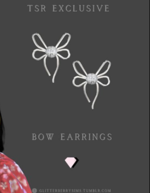模拟人生4蝴蝶结耳环MOD
