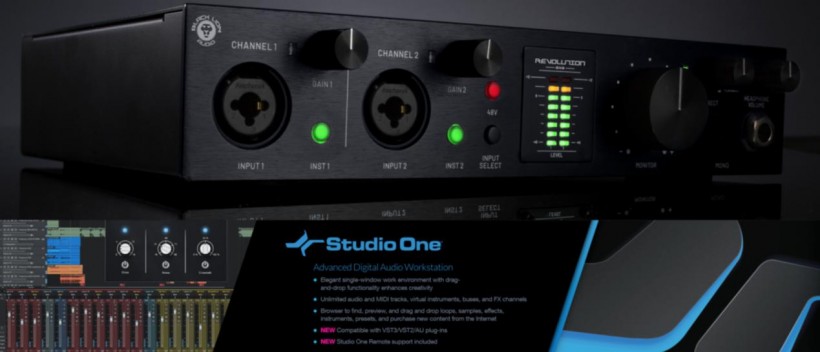 黑狮声卡驱动Black Lion Audio Revolution 2x2 USB