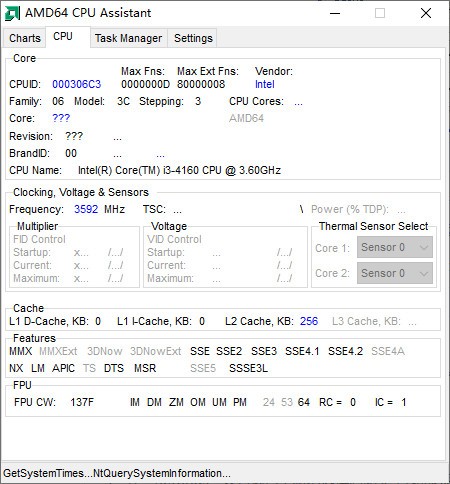 AMD64 CPU Assistant