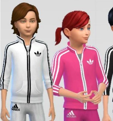 模拟人生4儿童阿迪达斯服装MOD