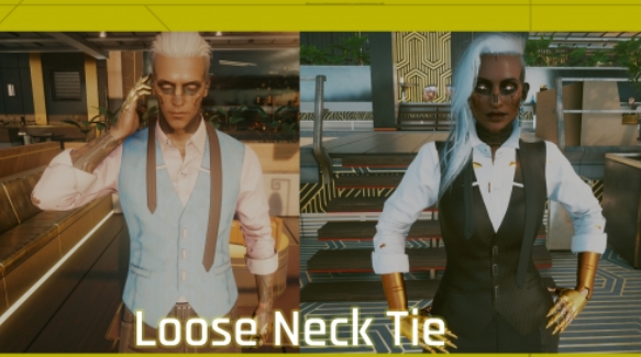 赛博朋克2077松开的领带MOD