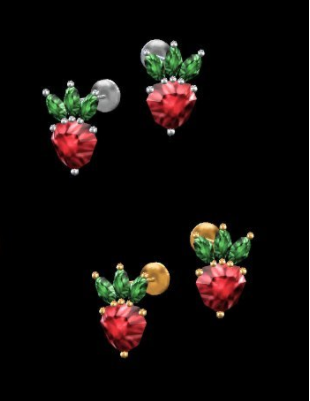 模拟人生4草莓钻石耳钉MOD