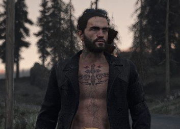 往日不再赤膊风衣狂野套装MOD