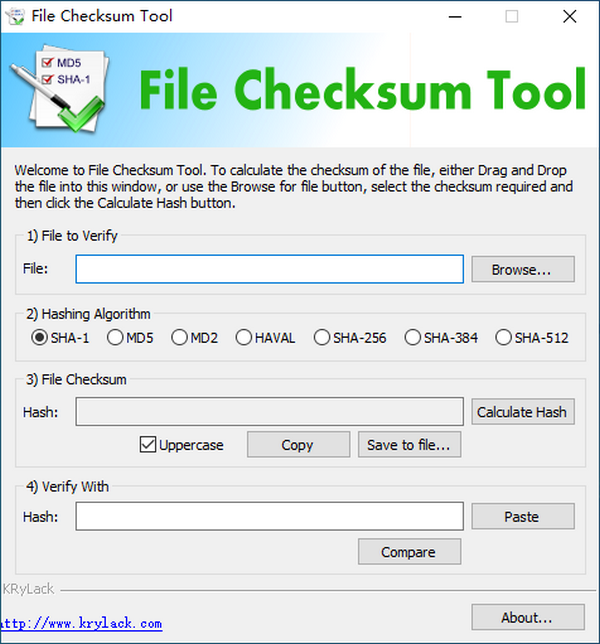 File Checksum Tool(文件校验工具)