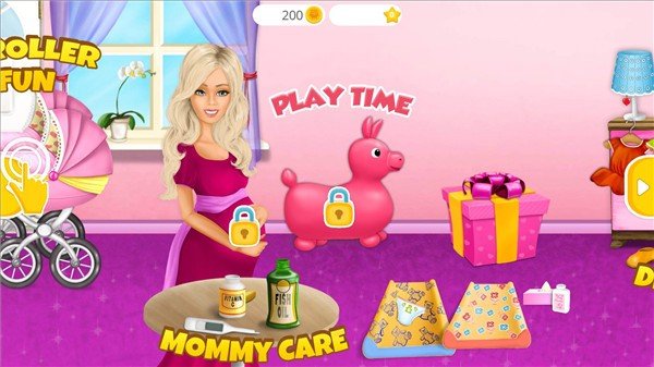 可爱的双胞胎姐妹