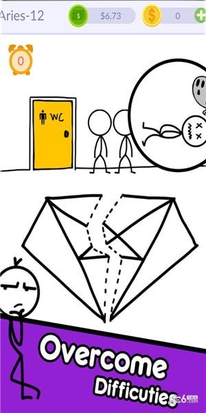 一笔拯救火柴人